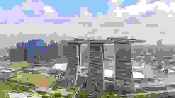 Aerial Of Marina Bay Singapore Aerial Of Marina Bay Singapore